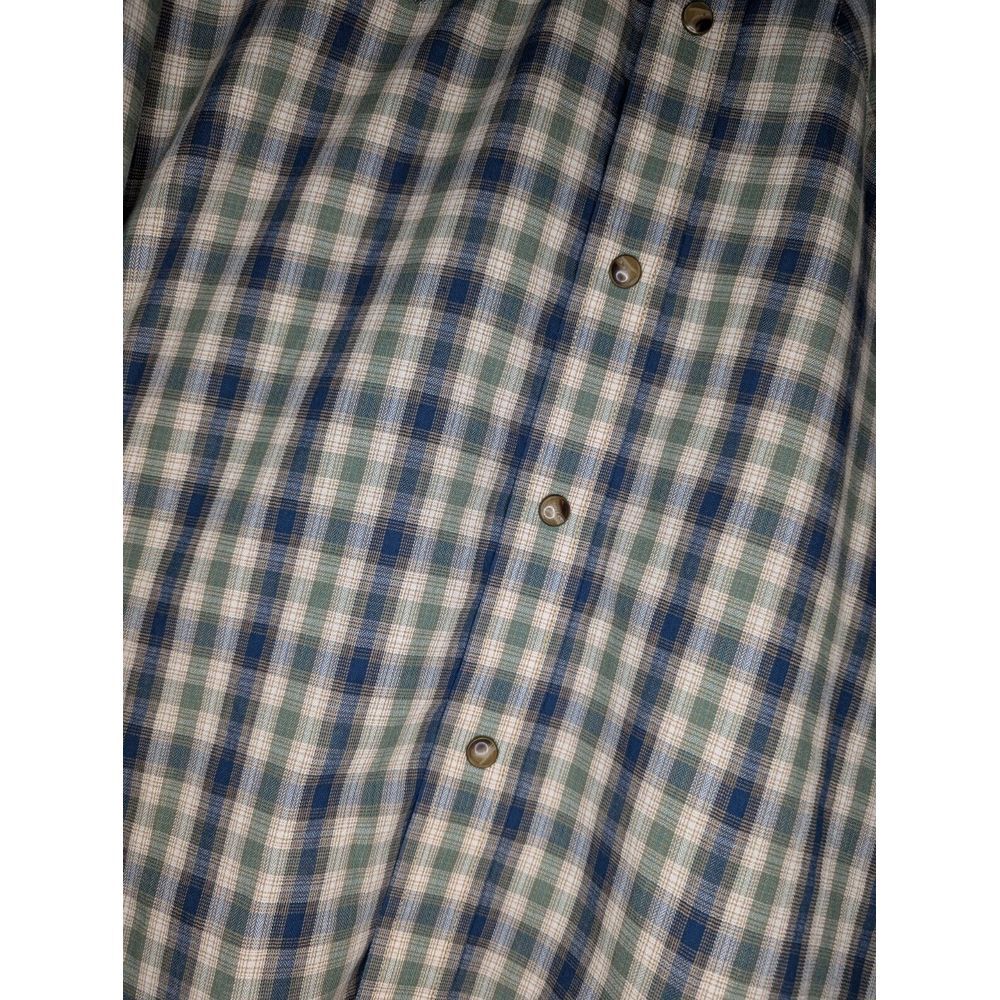 Pendleton Frontier Long Sleeve‎ Snap Button Shirt Men's Small Blue/ Green - Picture 4 of 15